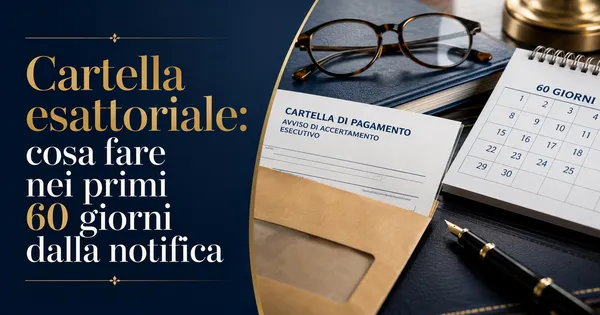 Cartella esattoriale: cosa fare nei primi 60 giorni dalla notifica