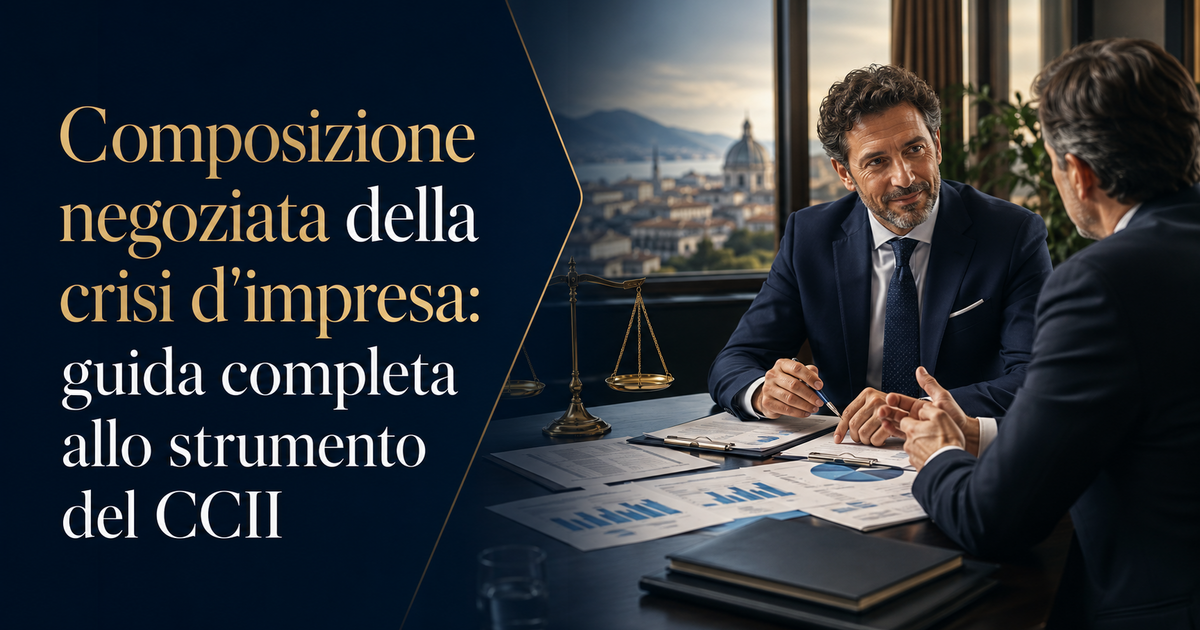 Composizione negoziata della crisi d'impresa: guida completa allo strumento del CCII