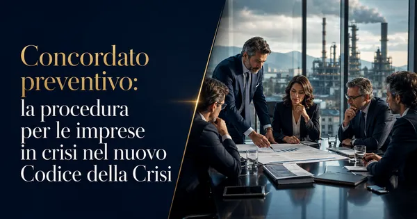 Concordato preventivo: la procedura per le imprese in crisi nel nuovo Codice della Crisi