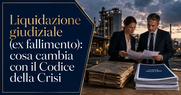 Liquidazione giudiziale (ex fallimento): cosa cambia con il Codice della Crisi
