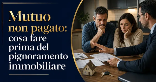 Mutuo non pagato: cosa fare prima del pignoramento immobiliare